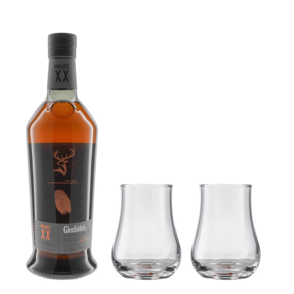 Glenfiddich Project XX + Glasses 70cl