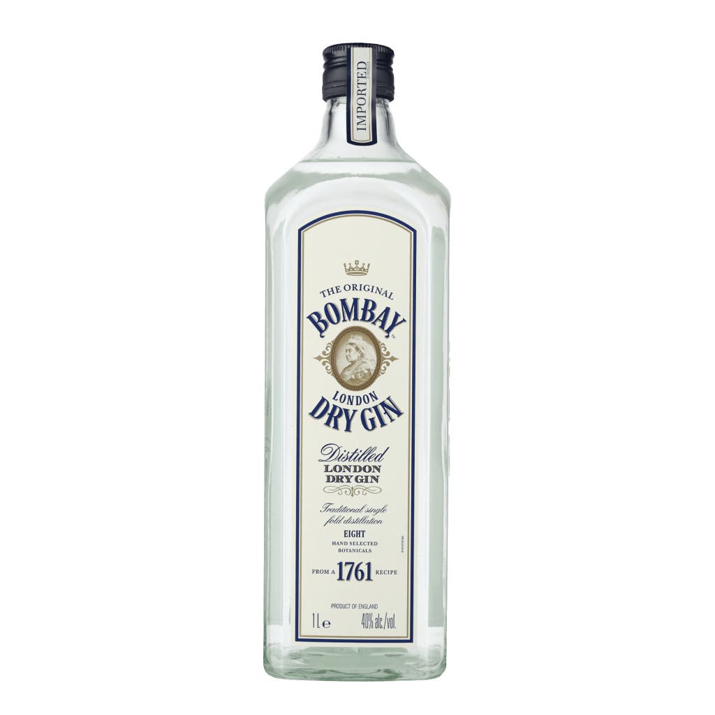 Bombay London Dry Gin 1ltr 40%