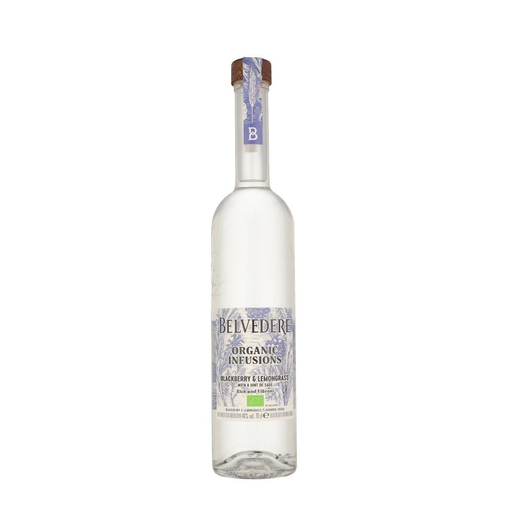 Belvedere Organic Blackberry & Lemongrass 70cl