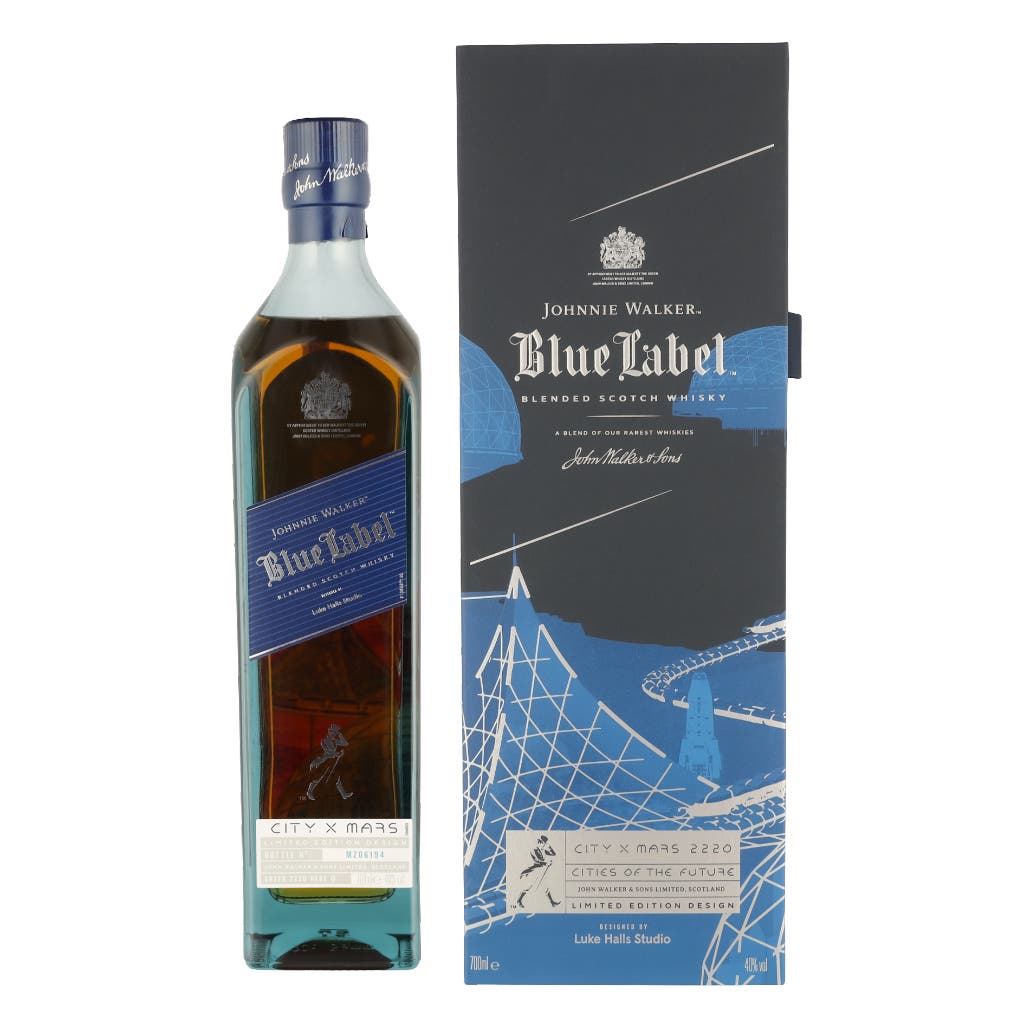 Johnnie Walker Blue Label City Of The Future Mars + GB