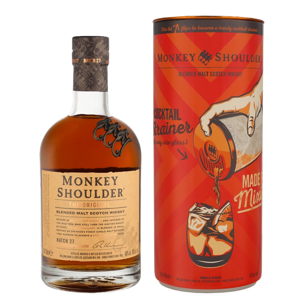 Monkey Shoulder + Cocktail Strainer 70cl