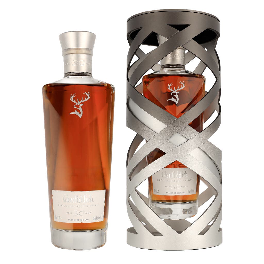 Glenfiddich 30 Years Old Suspended Time + Metal GB 70cl