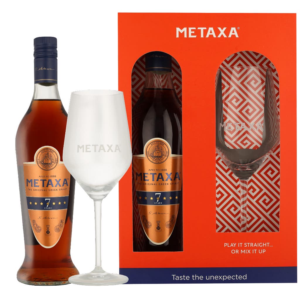 Metaxa 7* + Glass 70cl